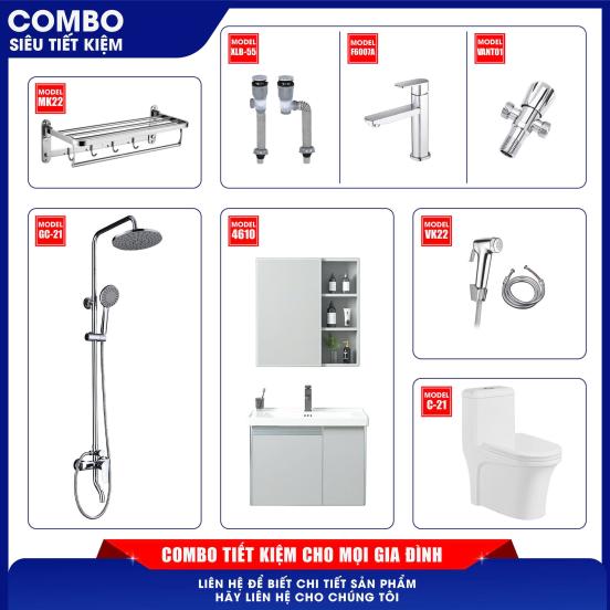Combo Giá Rẻ Siêu Tiêt Kiệm Thiết Bị Phòng Tắm Fotari
