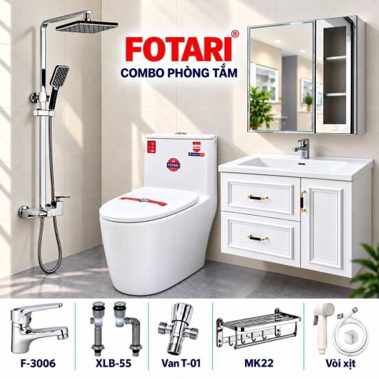 Combo mô phỏng 03 — tủ trắng tân cổ điển tay vàng