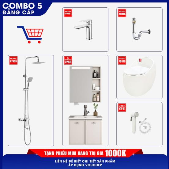 Combo Thiết Bị Phòng Tắm Đẳng Cấp