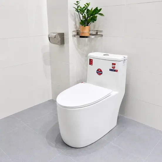Bồn Cầu Fotari Nguyên Khối Nano Ceramic Model 1662