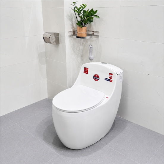 Bồn Cầu Sứ Fotari 1 Khối Nano Ceramic Model 1668