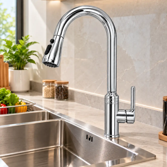 Vòi Rửa Chén Nóng Lạnh Fotari F-4027
