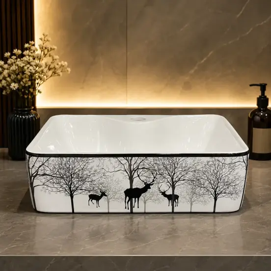Chậu Lavabo Sứ Đặt Bàn Fotari H-892