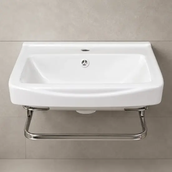 Chậu Lavabo Sứ Treo Tường Fotari H-02